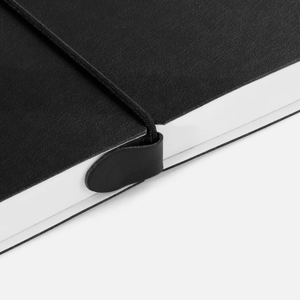 Ежедневник Waltz, недатированный, черный заказать онлайн с вашим дизайном на заказ в Москве и области