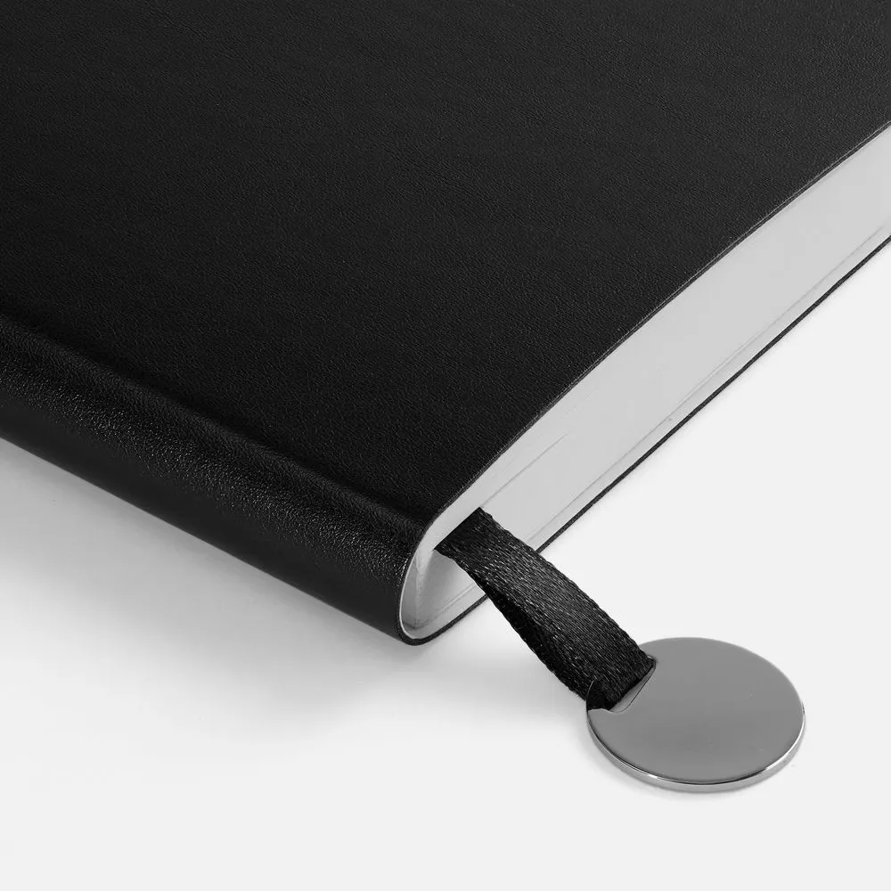 Ежедневник Waltz, недатированный, черный заказать онлайн с вашим дизайном на заказ в Москве и области