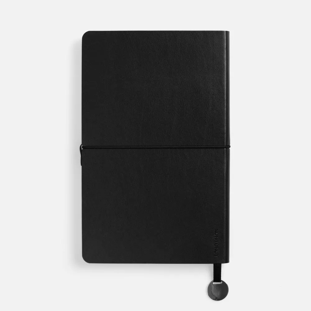 Ежедневник Waltz, недатированный, черный заказать онлайн с вашим дизайном на заказ в Москве и области