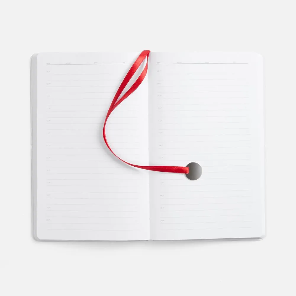 Ежедневник Waltz, недатированный, красный заказать онлайн с вашим дизайном на заказ в Москве и области