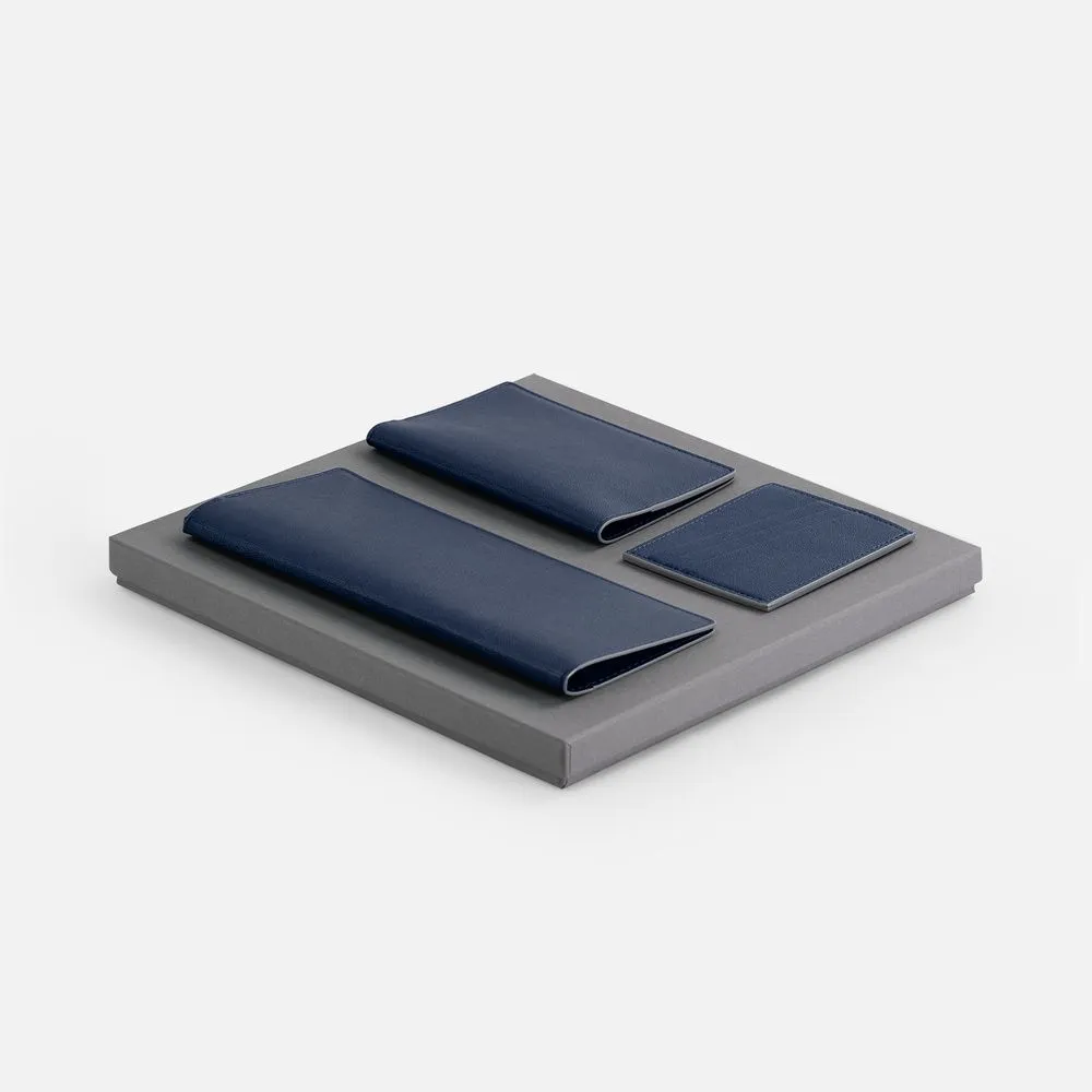 Набор Petrus Trio, синий заказать онлайн с вашим дизайном на заказ в Москве и области