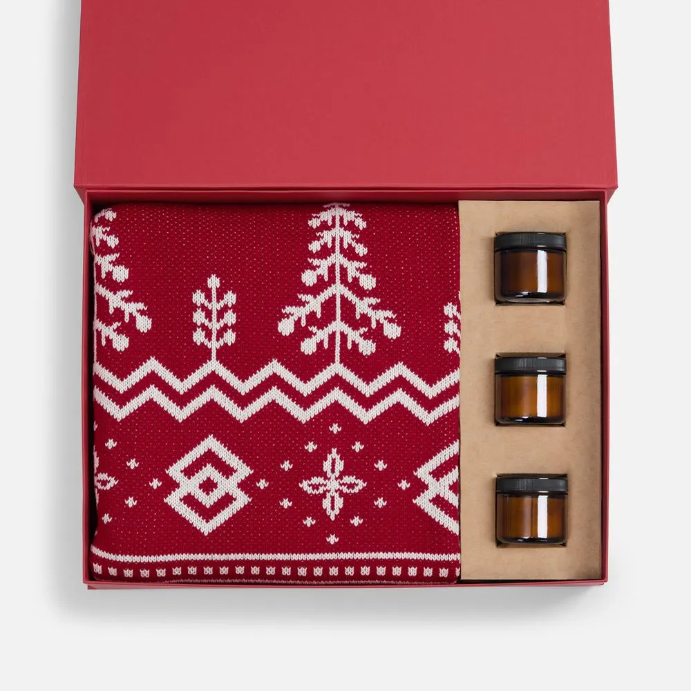 Набор Candleflakes, красный заказать онлайн с вашим дизайном на заказ в Москве и области