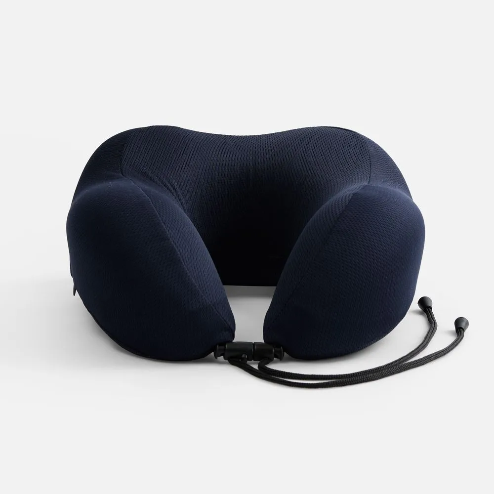 Дорожная подушка Somna, синяя заказать онлайн с вашим дизайном на заказ в Москве и области