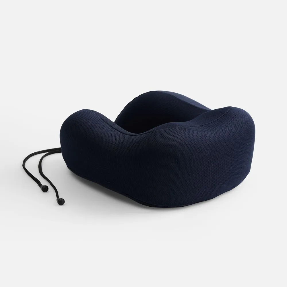 Дорожная подушка Somna, синяя заказать онлайн с вашим дизайном на заказ в Москве и области