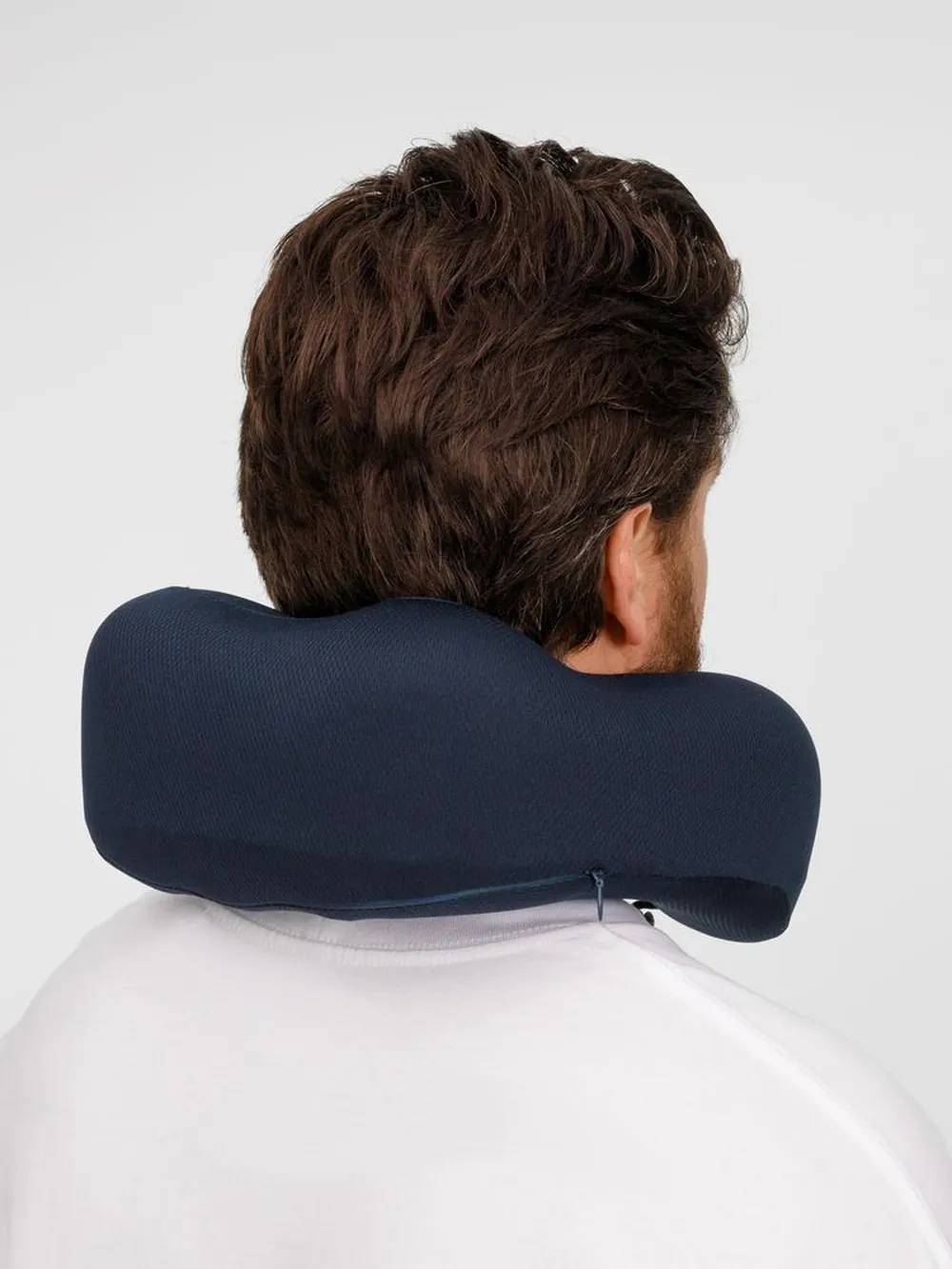 Дорожная подушка Somna, синяя заказать онлайн с вашим дизайном на заказ в Москве и области