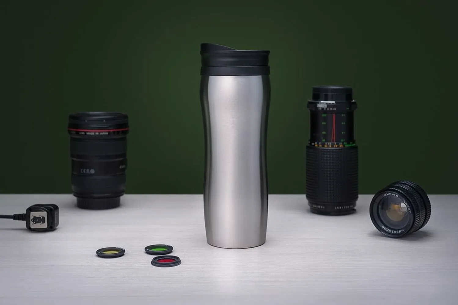 Термостакан Shape, серебристый заказать онлайн с вашим дизайном на заказ в Москве и области