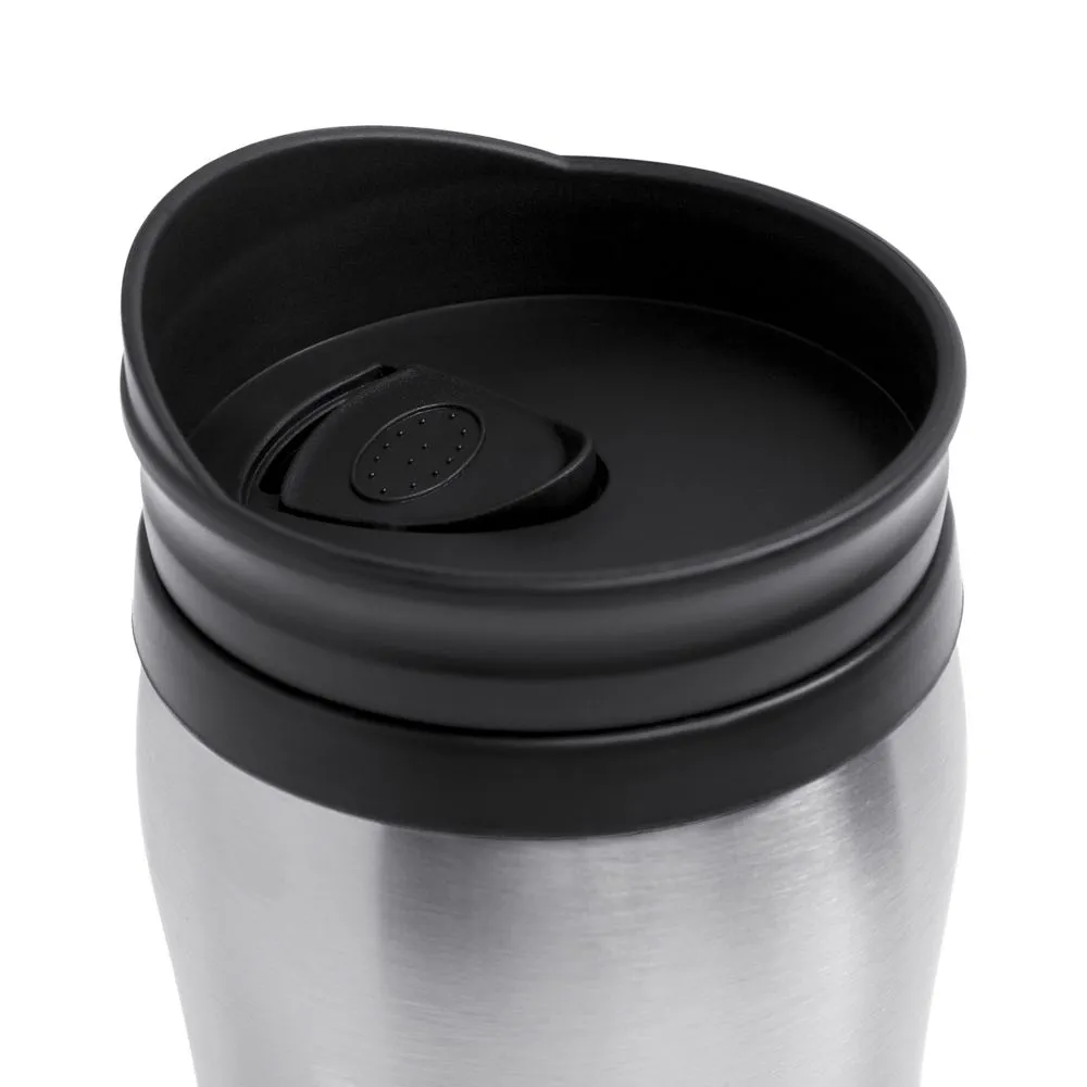 Термостакан Shape, серебристый заказать онлайн с вашим дизайном на заказ в Москве и области