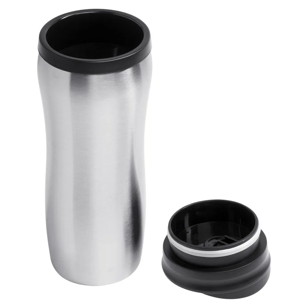 Термостакан Shape, серебристый заказать онлайн с вашим дизайном на заказ в Москве и области