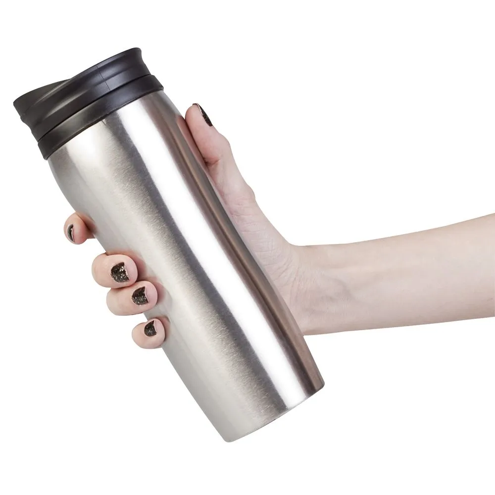 Термостакан Shape, серебристый заказать онлайн с вашим дизайном на заказ в Москве и области