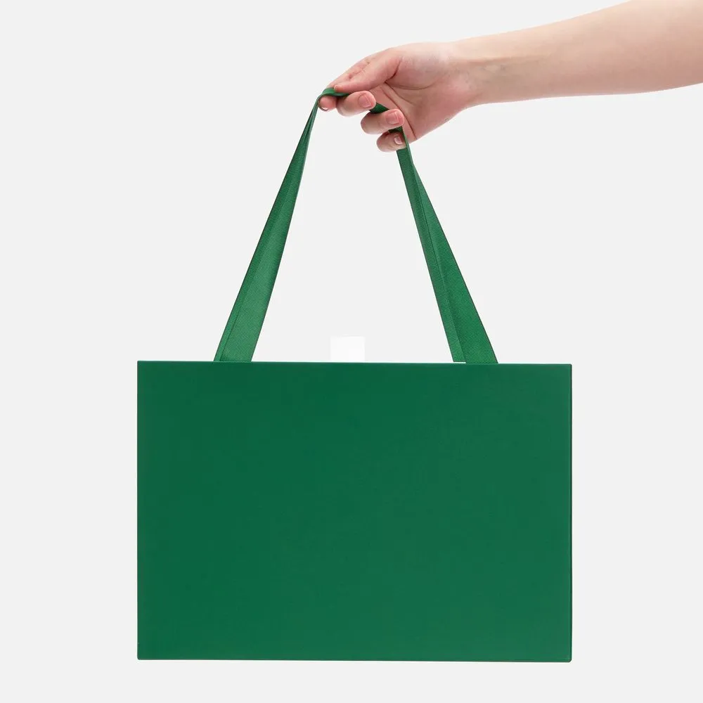 Коробка Regalis, зеленая заказать онлайн с вашим дизайном на заказ в Москве и области