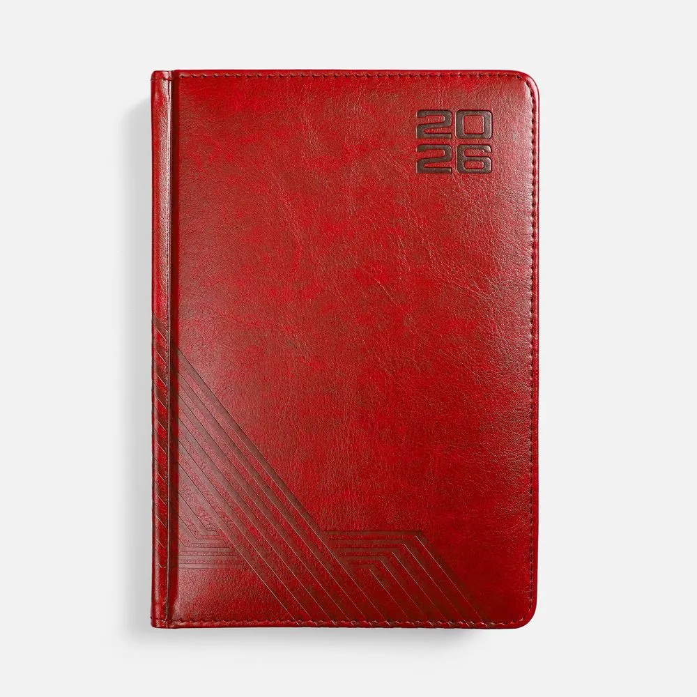 Ежедневник Faro, датированный, красный заказать онлайн с вашим дизайном на заказ в Москве и области