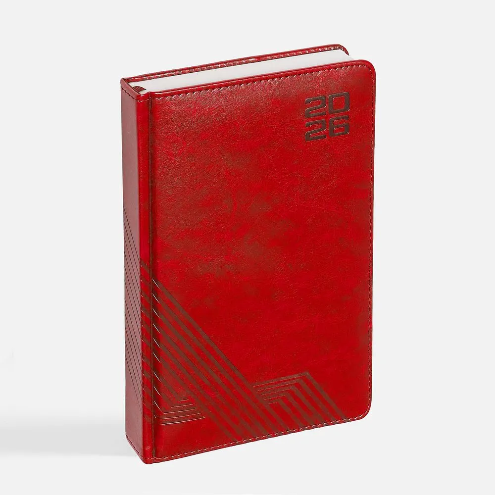 Ежедневник Faro, датированный, красный заказать онлайн с вашим дизайном на заказ в Москве и области