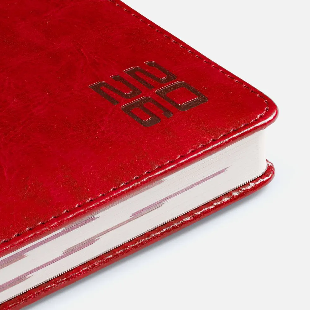 Ежедневник Faro, датированный, красный заказать онлайн с вашим дизайном на заказ в Москве и области