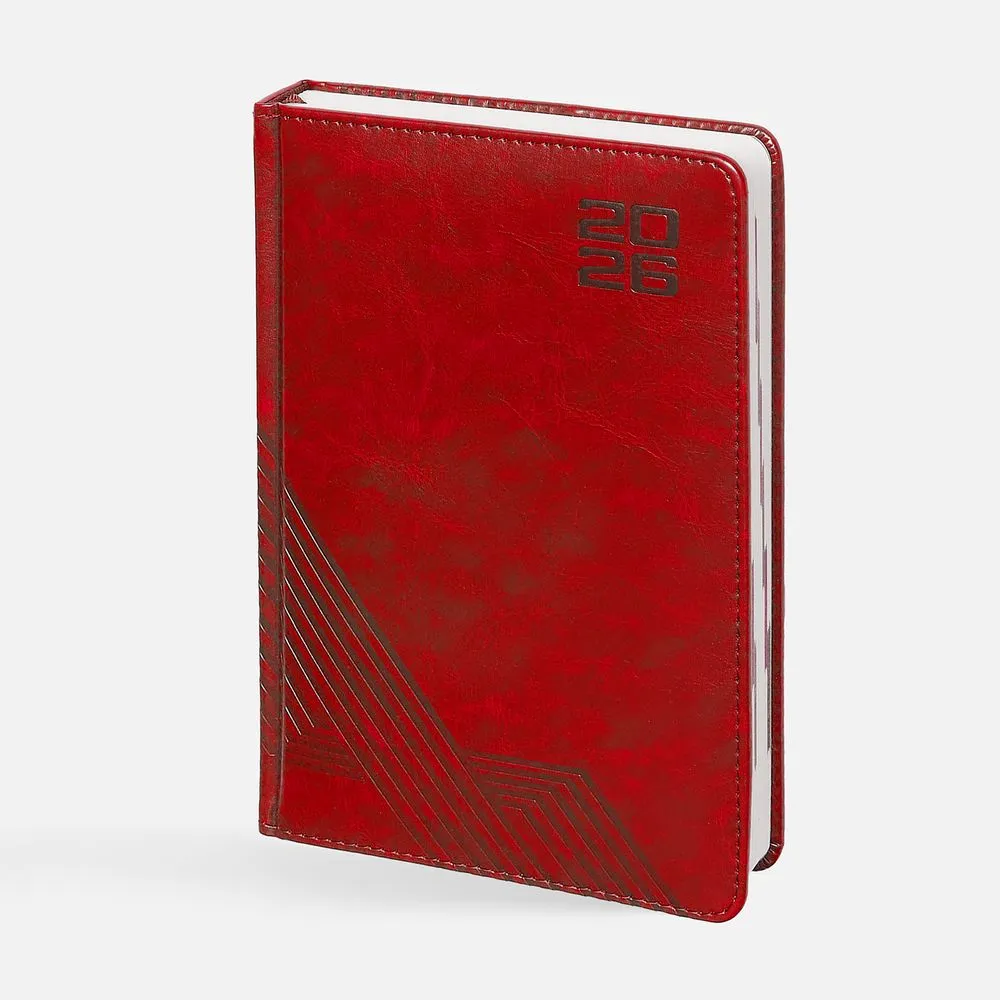 Ежедневник Faro, датированный, красный заказать онлайн с вашим дизайном на заказ в Москве и области