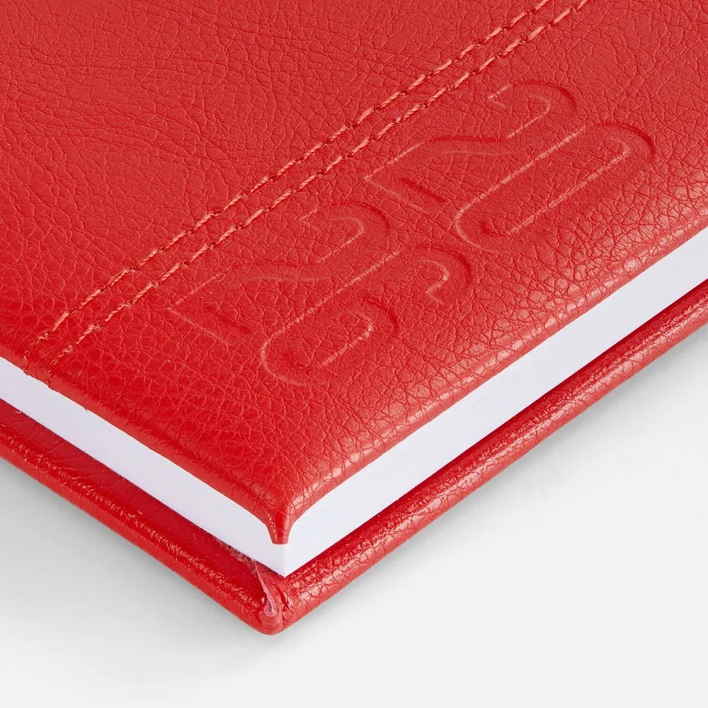 Еженедельник Baza, датированный, красный заказать онлайн с вашим дизайном на заказ в Москве и области