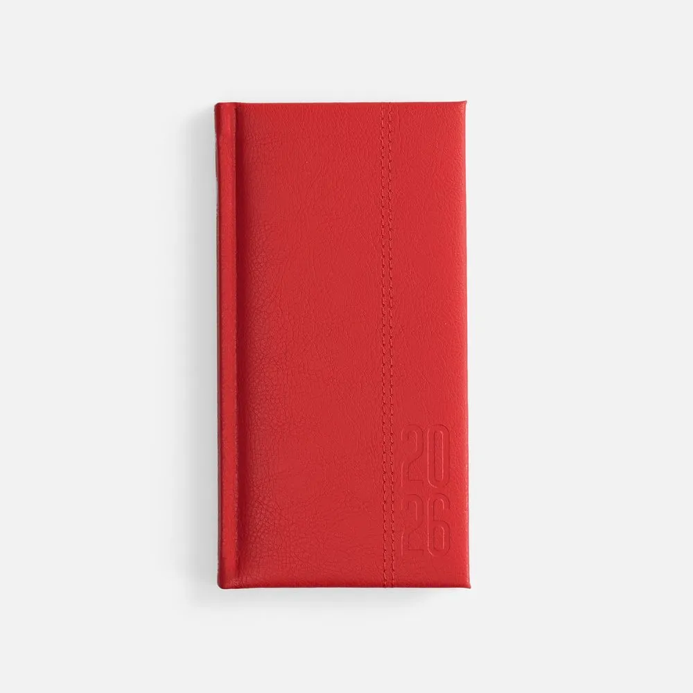 Еженедельник Baza, датированный, красный заказать онлайн с вашим дизайном на заказ в Москве и области