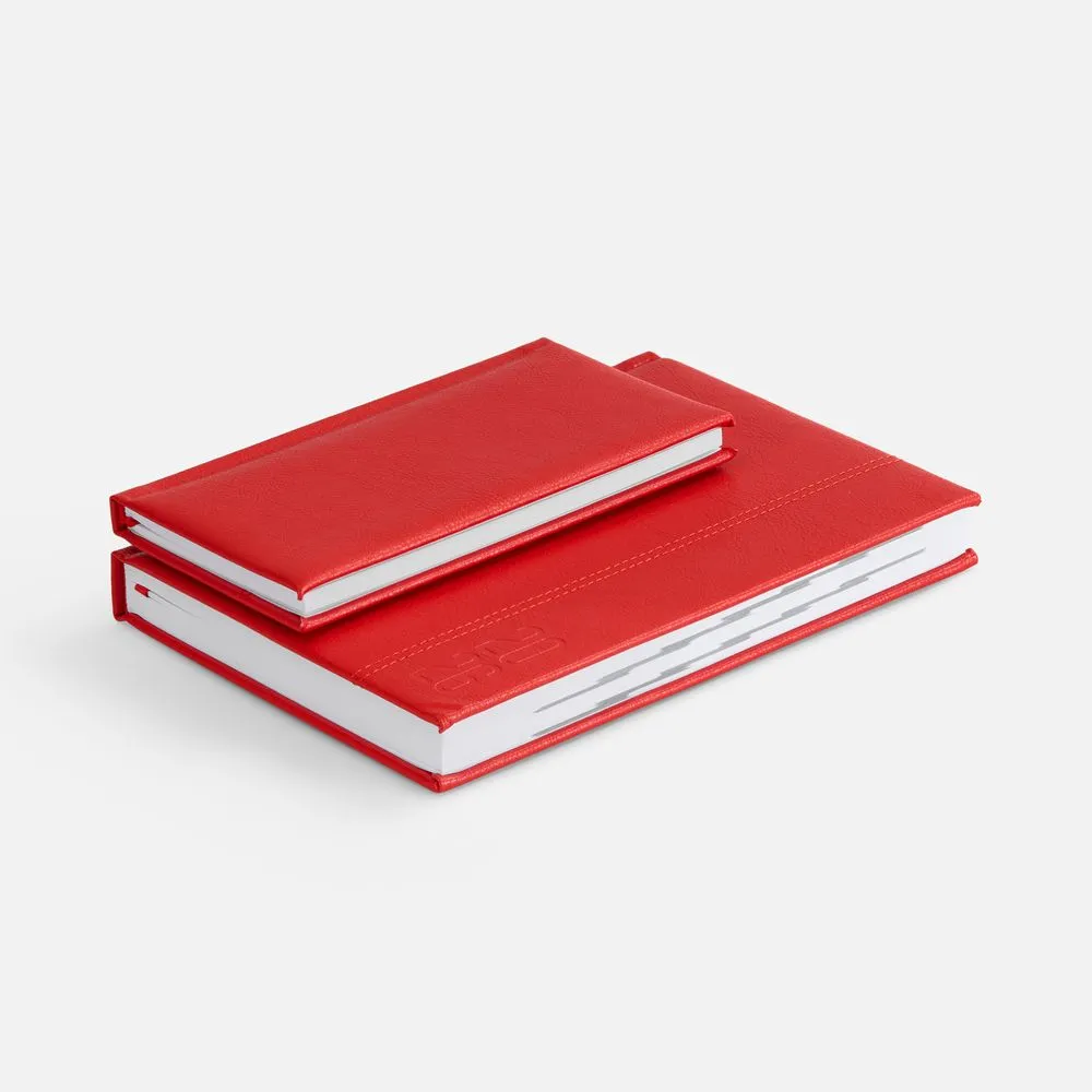 Еженедельник Baza, датированный, красный заказать онлайн с вашим дизайном на заказ в Москве и области