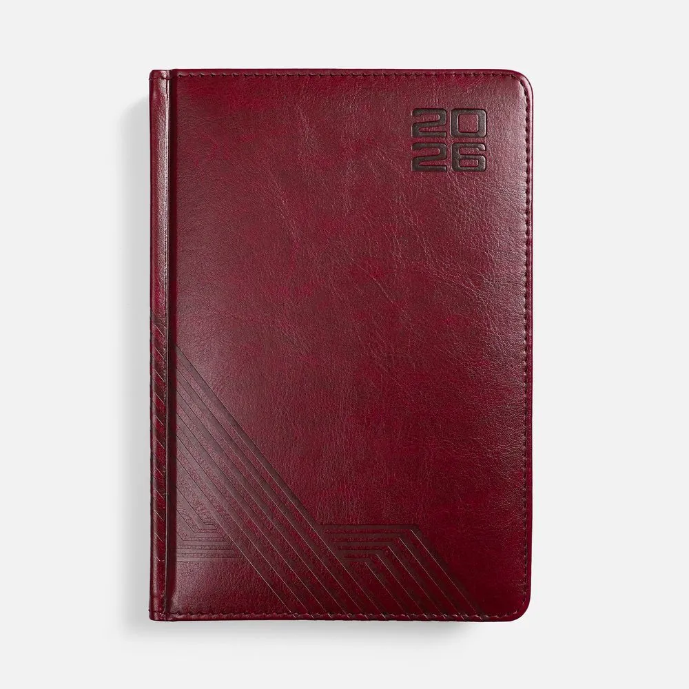 Ежедневник Faro, датированный, бордовый заказать онлайн с вашим дизайном на заказ в Москве и области