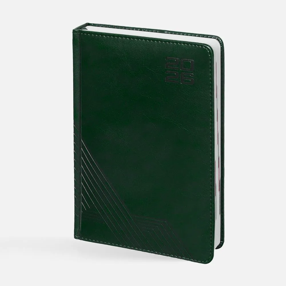 Ежедневник Faro, датированный, темно-зеленый заказать онлайн с вашим дизайном на заказ в Москве и области