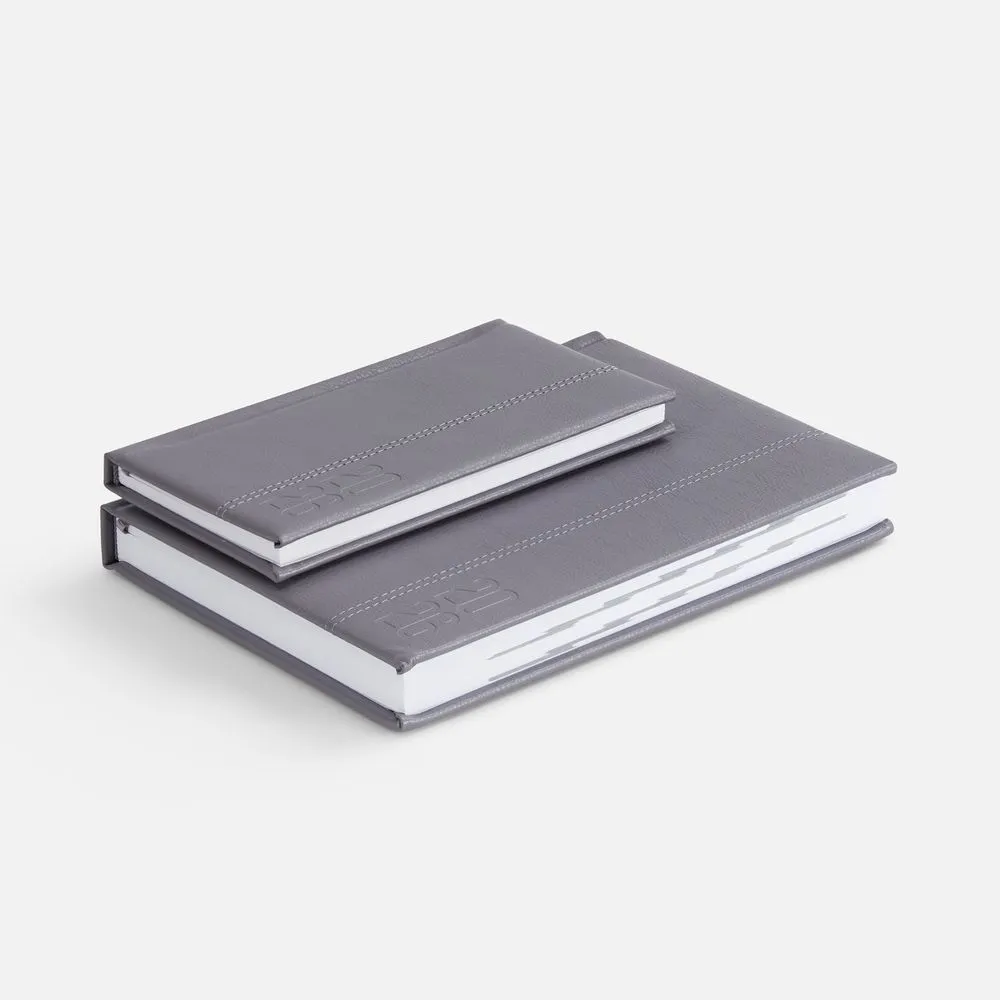 Еженедельник Baza, датированный, серый заказать онлайн с вашим дизайном на заказ в Москве и области