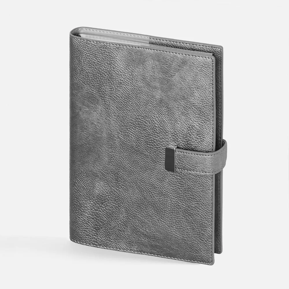 Ежедневник Repute, недатированный, серый заказать онлайн с вашим дизайном на заказ в Москве и области