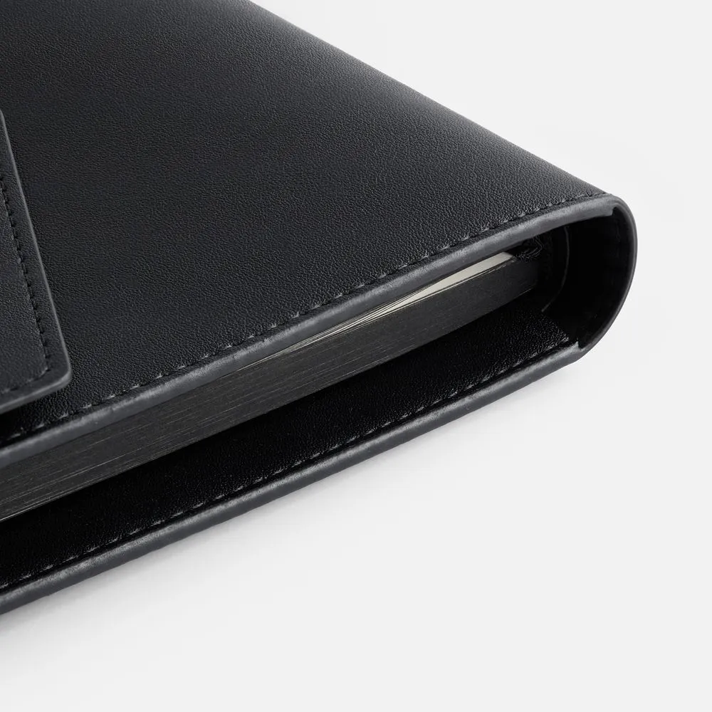 Ежедневник-органайзер Clean Slate, недатированный, черный заказать онлайн с вашим дизайном на заказ в Москве и области