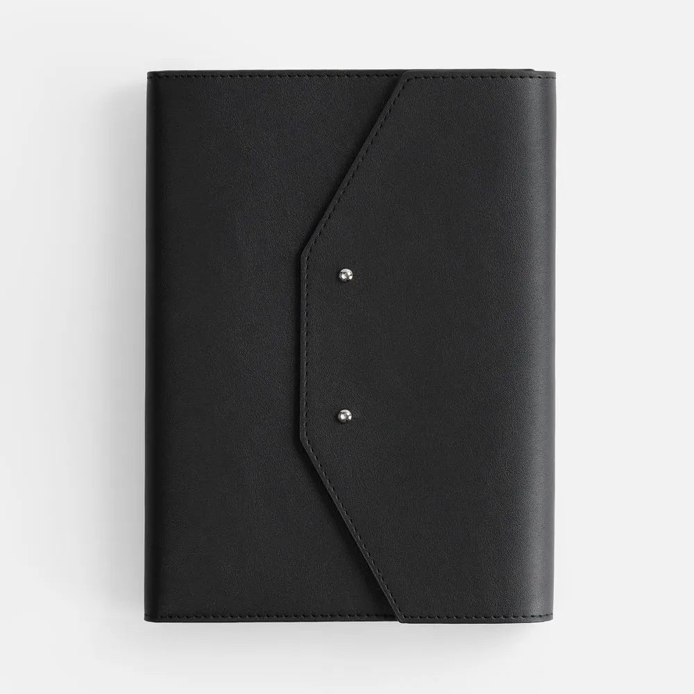 Ежедневник-органайзер Clean Slate, недатированный, черный заказать онлайн с вашим дизайном на заказ в Москве и области