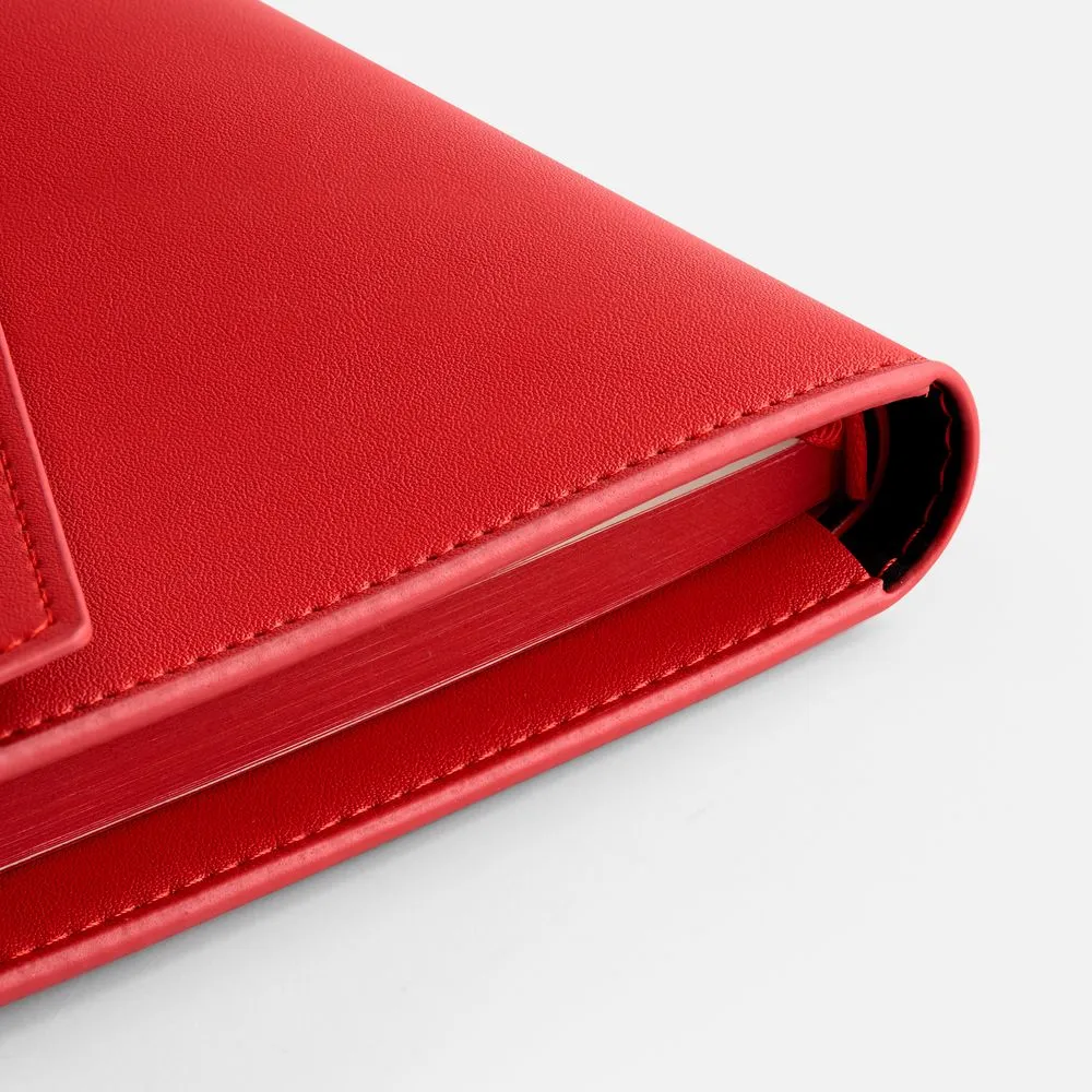 Ежедневник-органайзер Clean Slate, недатированный, красный заказать онлайн с вашим дизайном на заказ в Москве и области