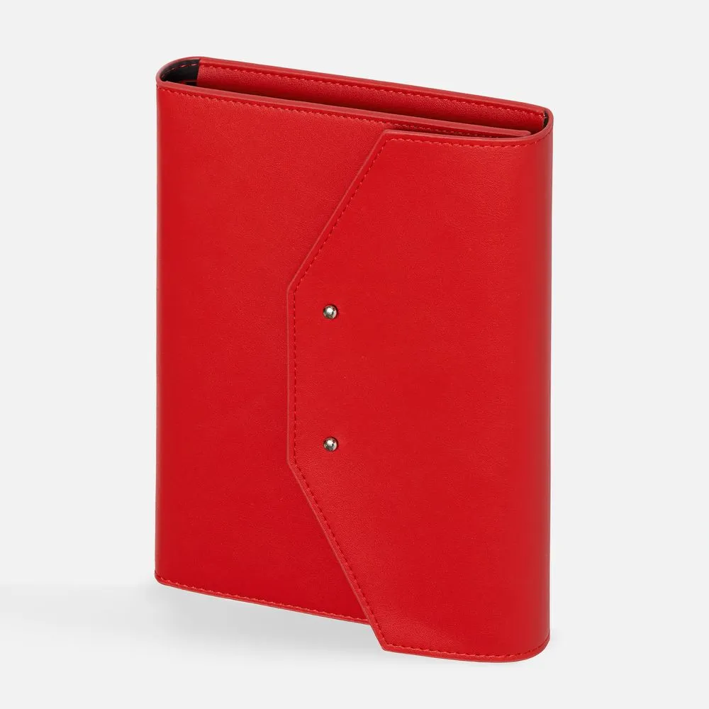 Ежедневник-органайзер Clean Slate, недатированный, красный заказать онлайн с вашим дизайном на заказ в Москве и области