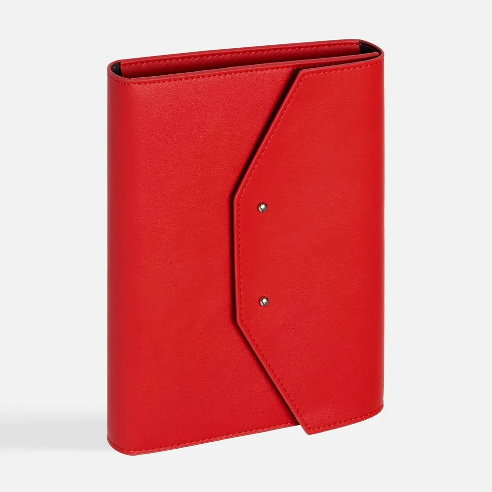 Ежедневник-органайзер Clean Slate, недатированный, красный заказать онлайн с вашим дизайном на заказ в Москве и области