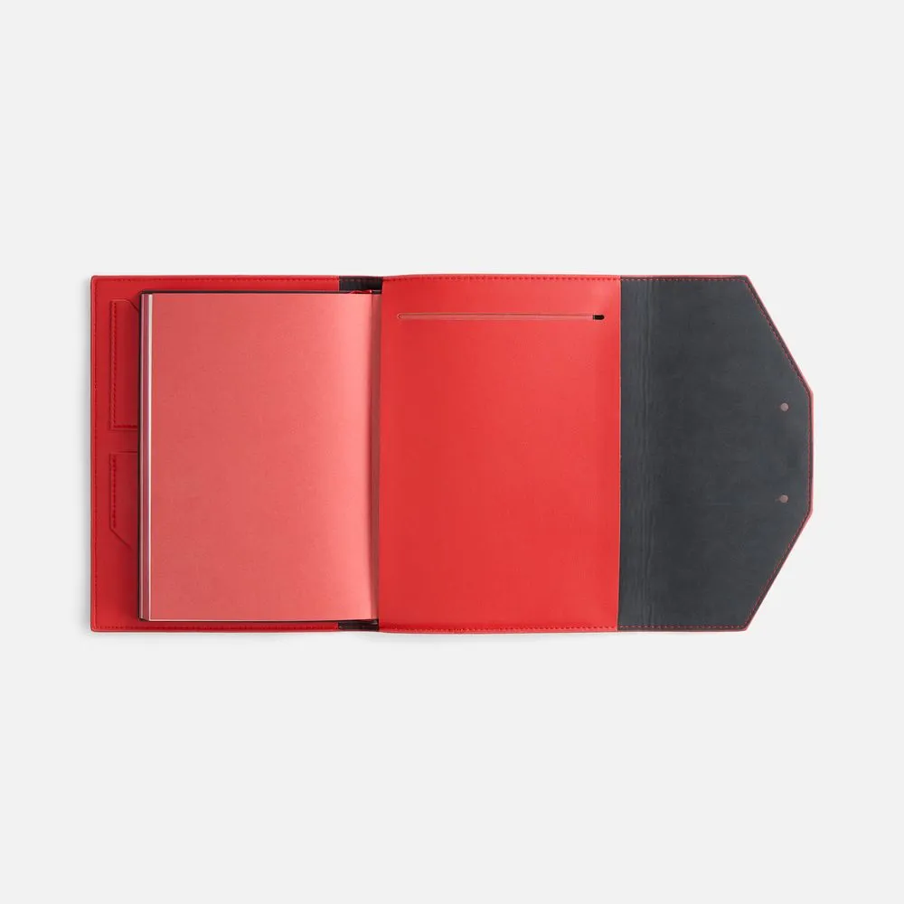 Ежедневник-органайзер Clean Slate, недатированный, красный заказать онлайн с вашим дизайном на заказ в Москве и области