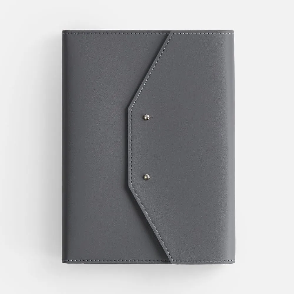 Ежедневник-органайзер Clean Slate, недатированный, серый заказать онлайн с вашим дизайном на заказ в Москве и области