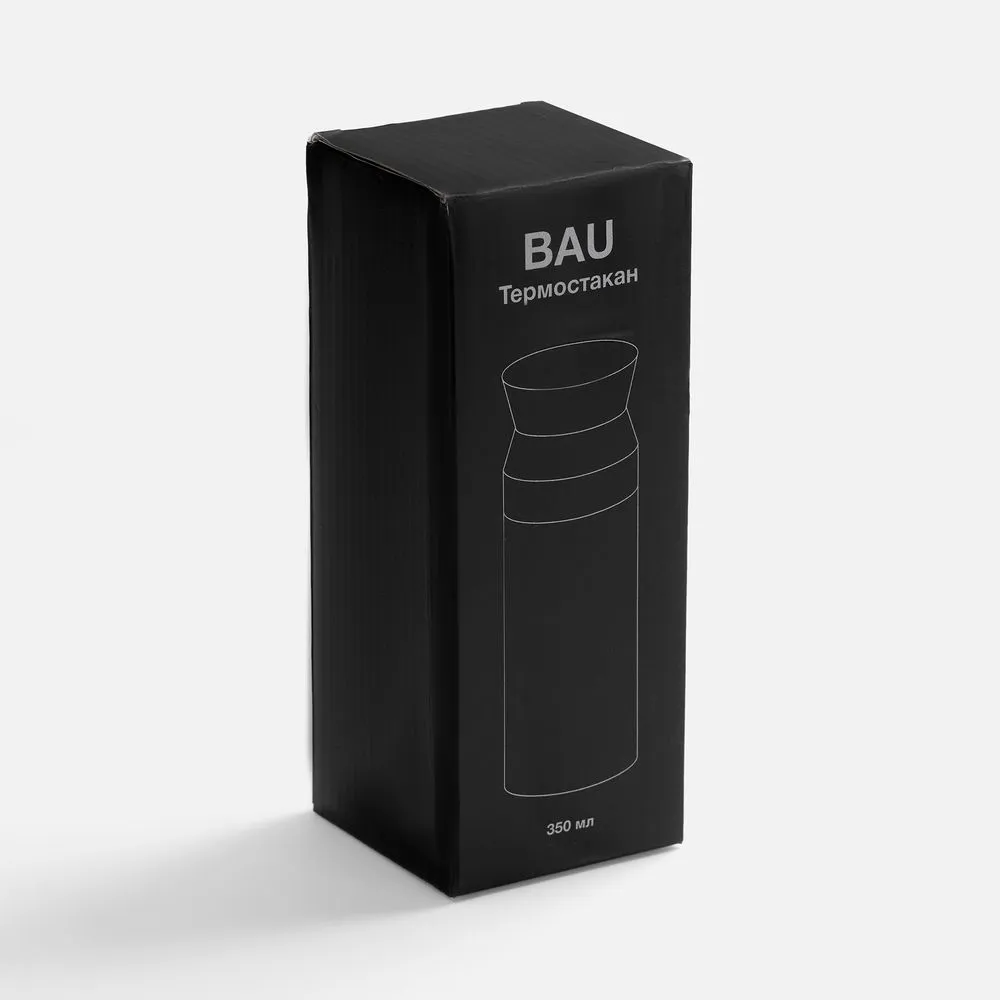 Термостакан Bau с ситечком, черный заказать онлайн с вашим дизайном на заказ в Москве и области