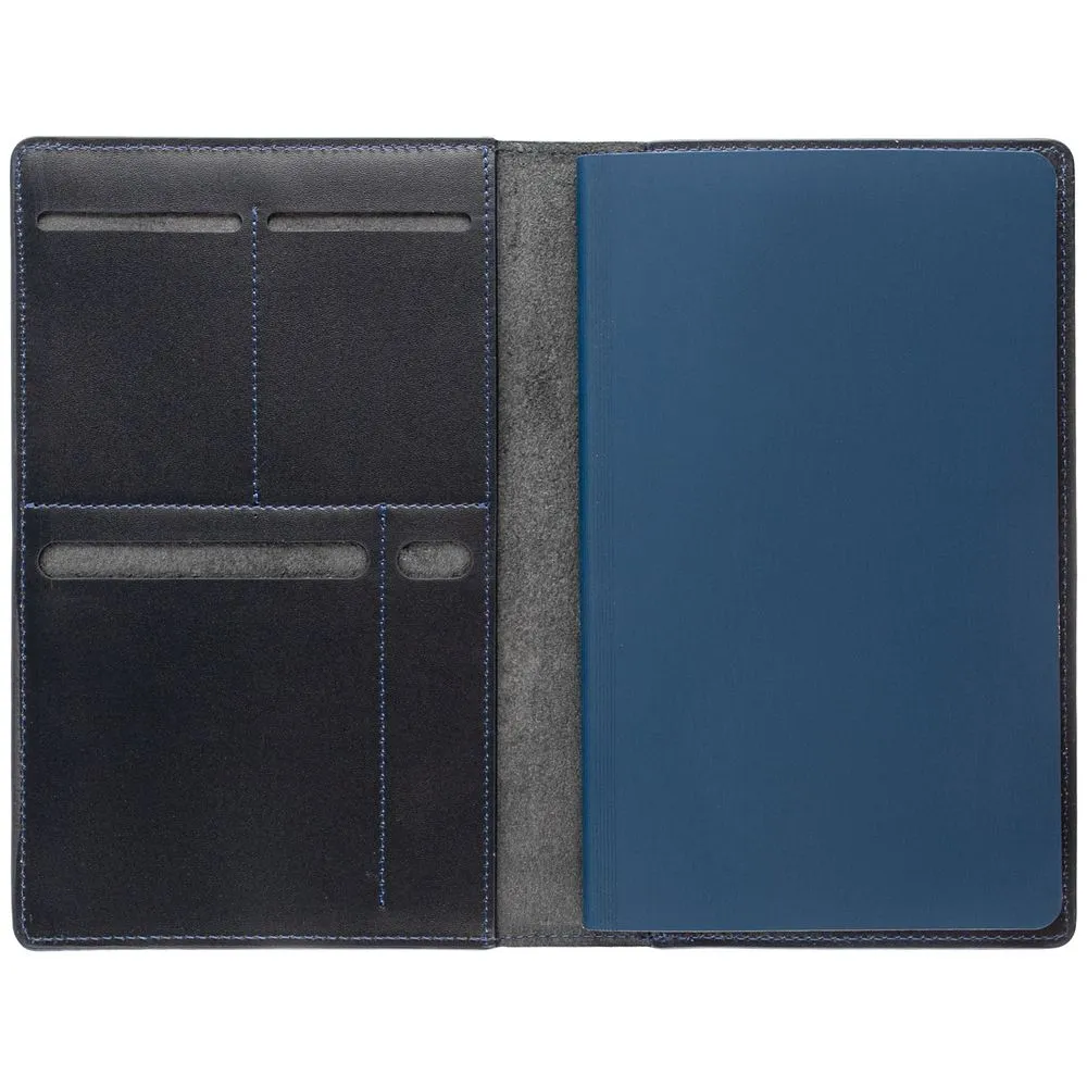 Еженедельник-портфолио Remini, недатированный, темно-синий заказать онлайн с вашим дизайном на заказ в Москве и области