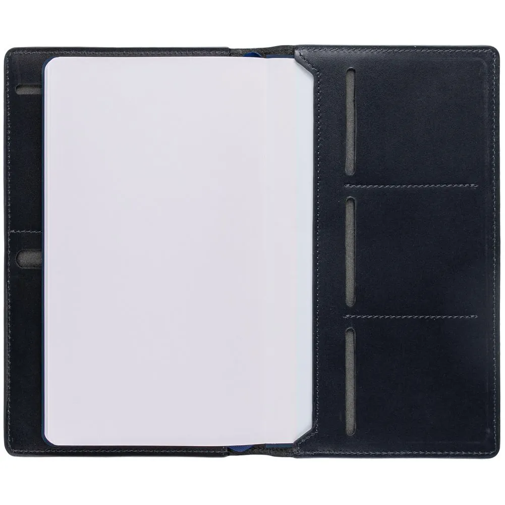 Еженедельник-портфолио Remini, недатированный, темно-синий заказать онлайн с вашим дизайном на заказ в Москве и области