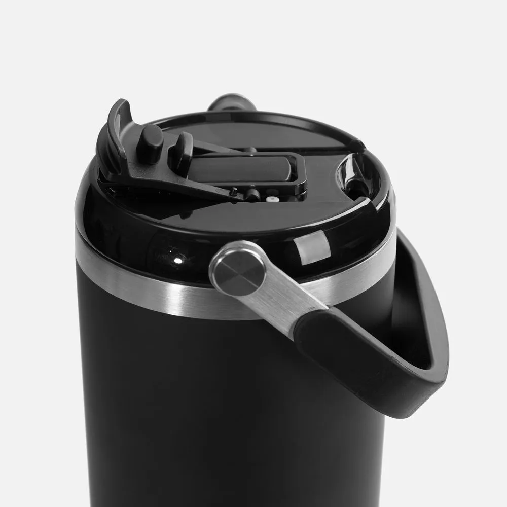 Термостакан Big Boss, черный заказать онлайн с вашим дизайном на заказ в Москве и области