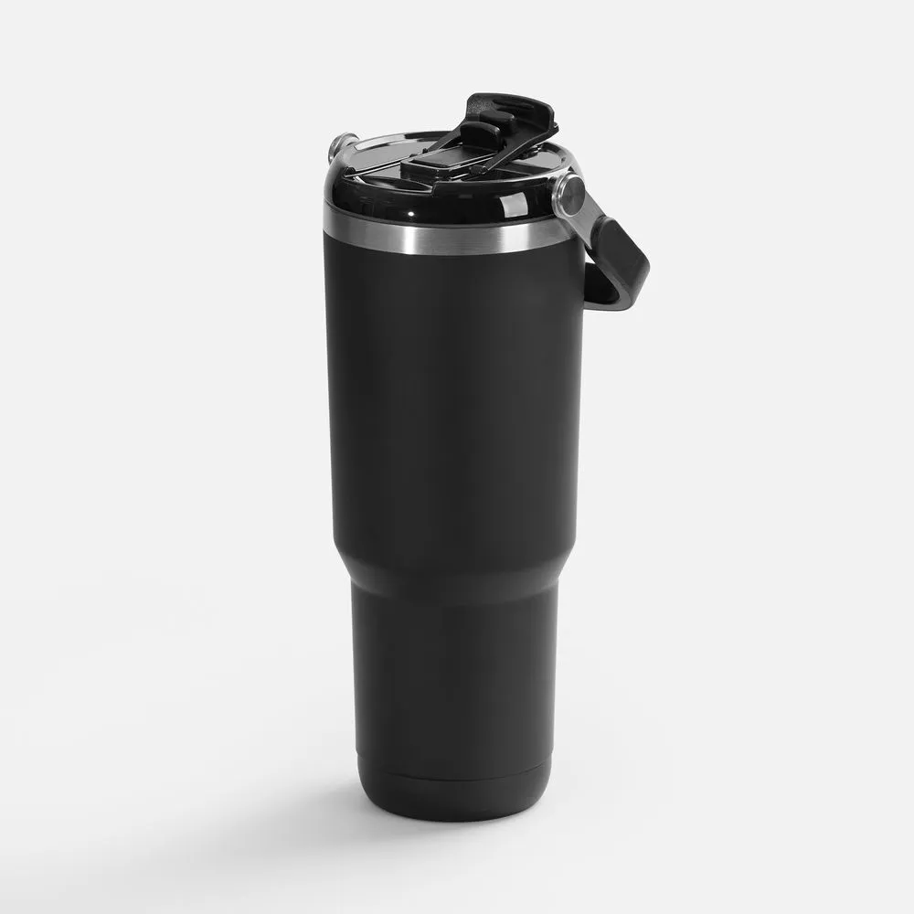 Термостакан Big Boss, черный заказать онлайн с вашим дизайном на заказ в Москве и области