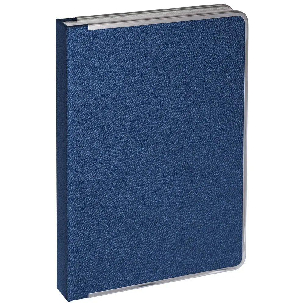 Ежедневник Frame Metal, недатированный, синий заказать онлайн с вашим дизайном на заказ в Москве и области
