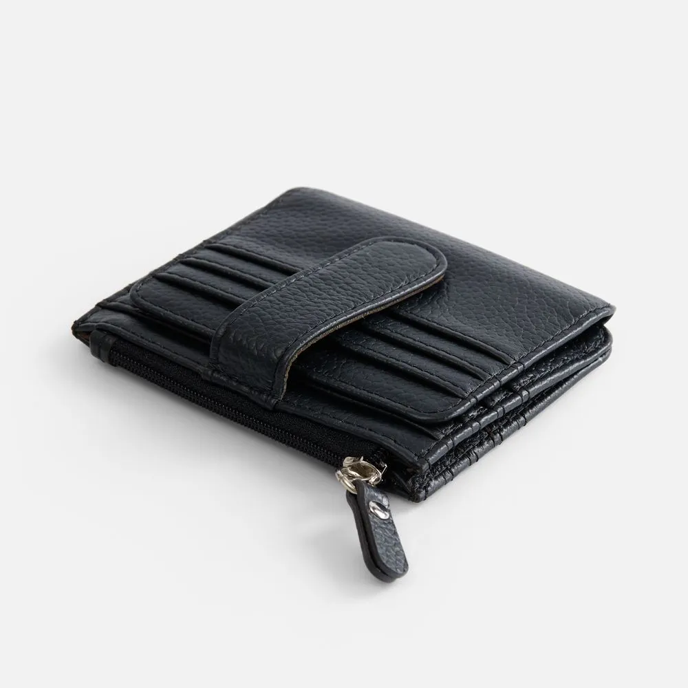 Картхолдер на молнии Unison, черный заказать онлайн с вашим дизайном на заказ в Москве и области