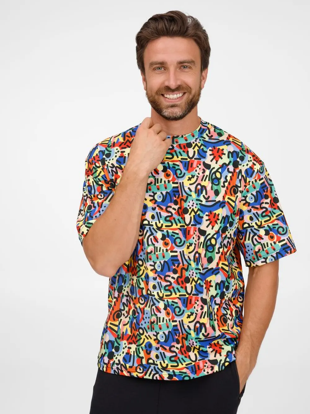 Футболка из бифлекса Morfiss с полной запечаткой на заказ заказать онлайн с вашим дизайном на заказ в Москве и области