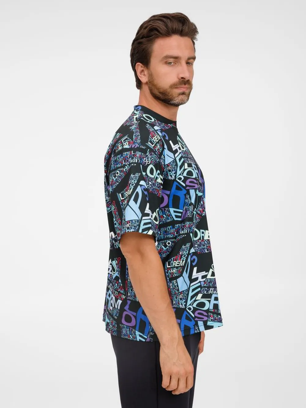 Футболка из бифлекса Morfiss с полной запечаткой на заказ заказать онлайн с вашим дизайном на заказ в Москве и области