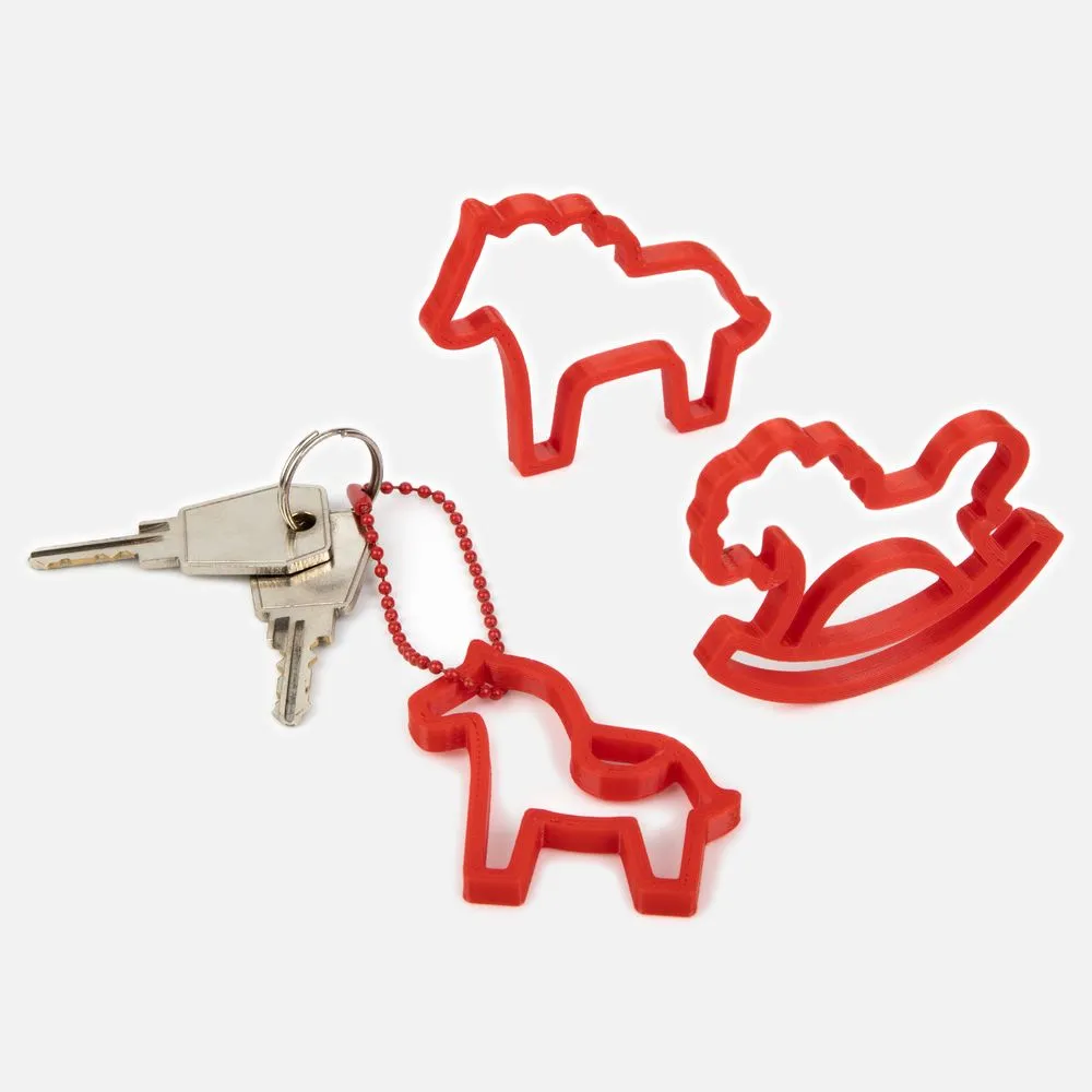 Подвеска «Лошадка с седлом», 3D-печать на заказ заказать онлайн с вашим дизайном на заказ в Москве и области