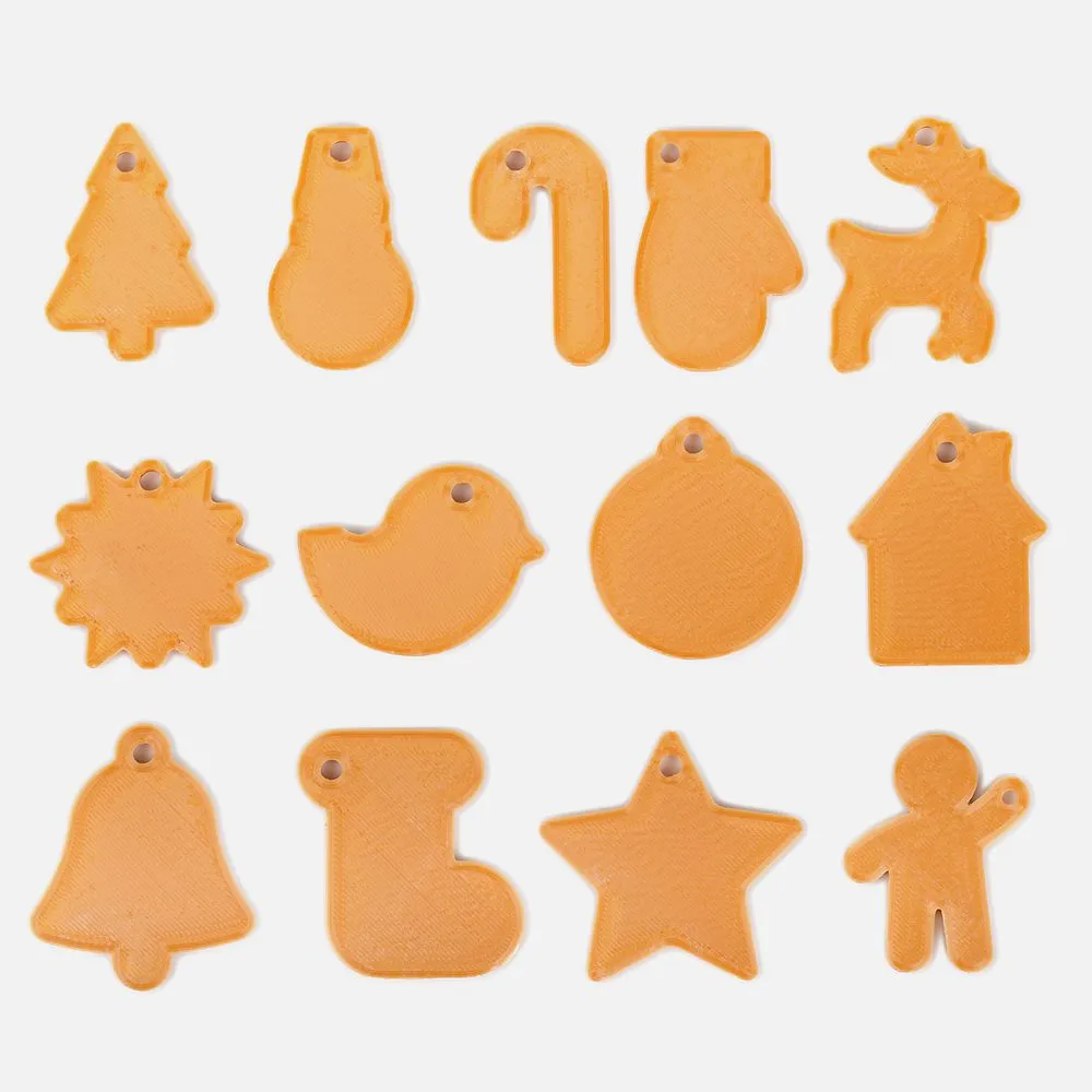 Мини-подвеска «Пряник», 3D-печать на заказ, елочка заказать онлайн с вашим дизайном на заказ в Москве и области