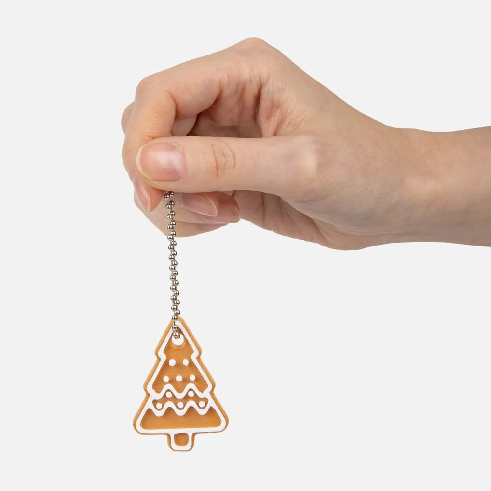 Мини-подвеска «Пряник», 3D-печать на заказ, елочка заказать онлайн с вашим дизайном на заказ в Москве и области