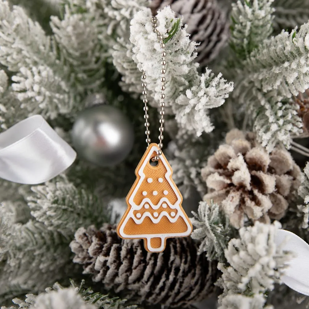 Мини-подвеска «Пряник», 3D-печать на заказ, елочка заказать онлайн с вашим дизайном на заказ в Москве и области