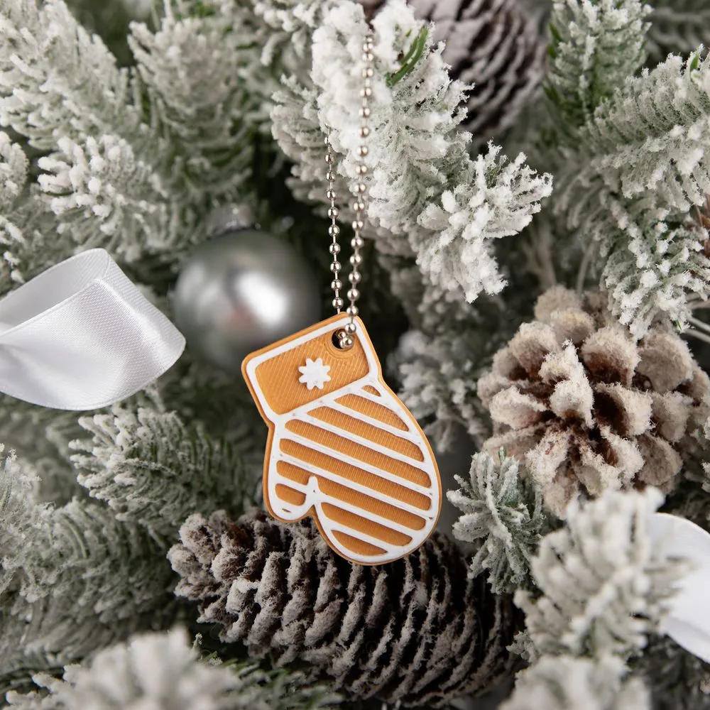 Мини-подвеска «Пряник», 3D-печать на заказ, варежка заказать онлайн с вашим дизайном на заказ в Москве и области