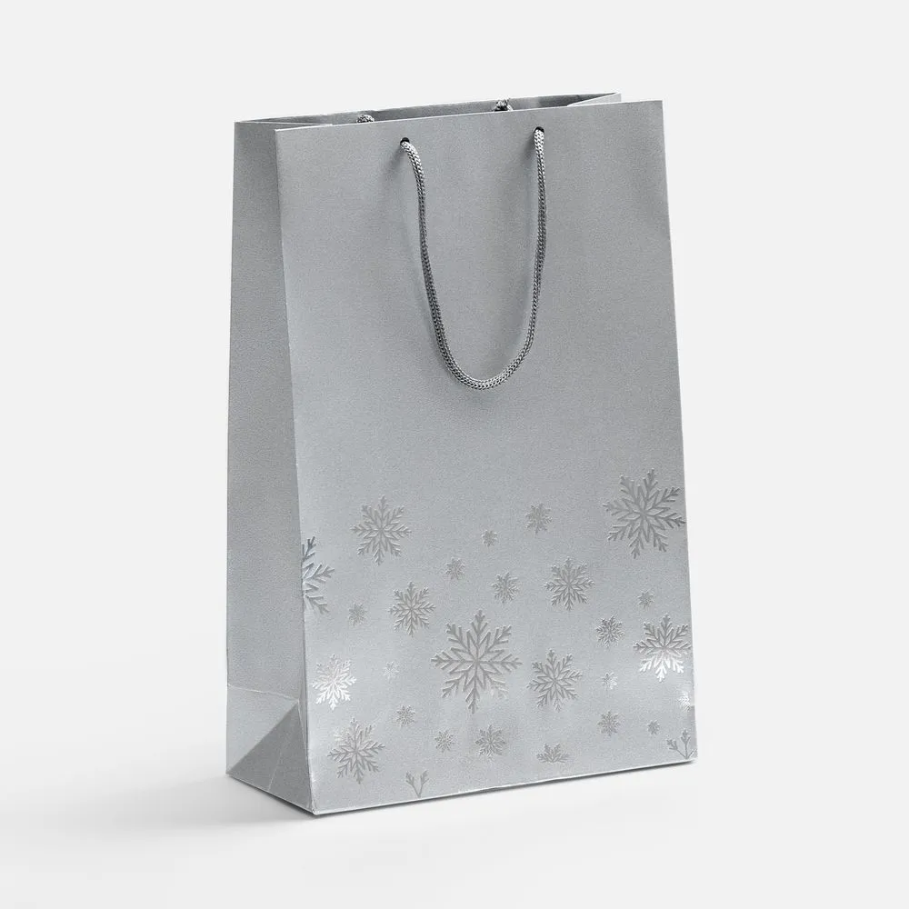 Пакет Wintry, серебристый заказать онлайн с вашим дизайном на заказ в Москве и области