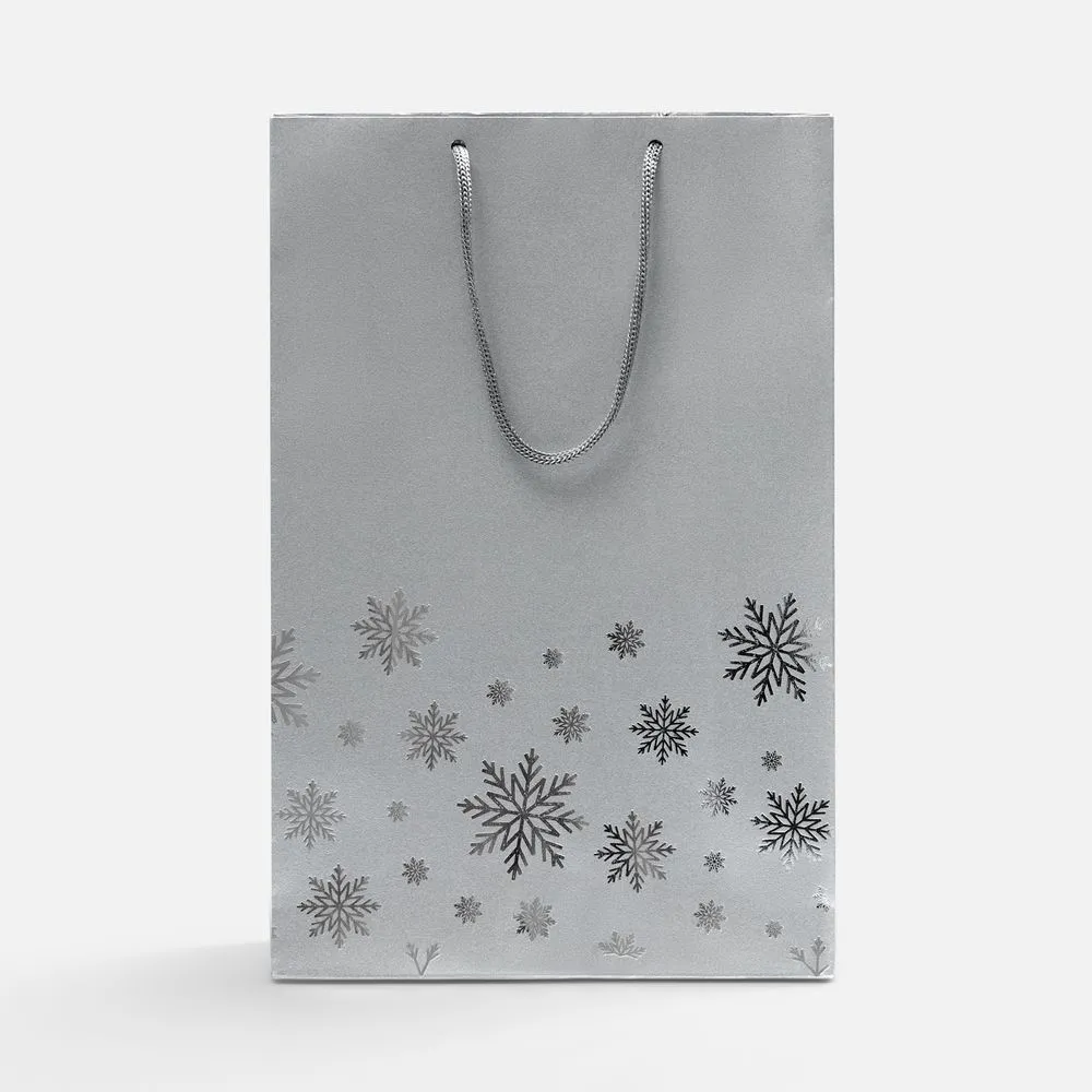 Пакет Wintry, серебристый заказать онлайн с вашим дизайном на заказ в Москве и области