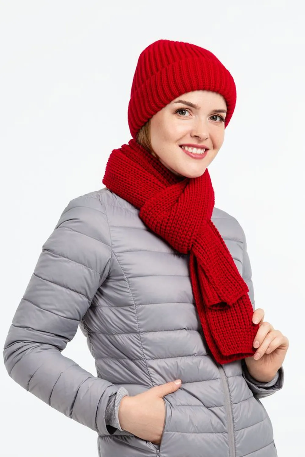 Шарф Nordkapp, глубокий красный заказать онлайн с вашим дизайном на заказ в Москве и области