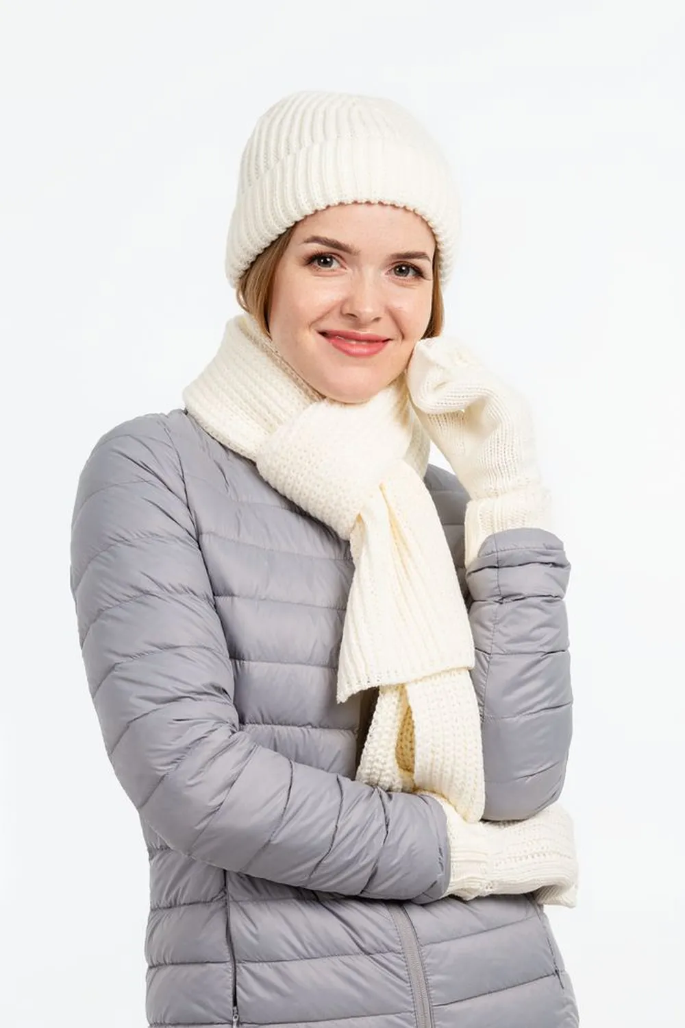 Шарф Nordkapp, белый (молочный) заказать онлайн с вашим дизайном на заказ в Москве и области